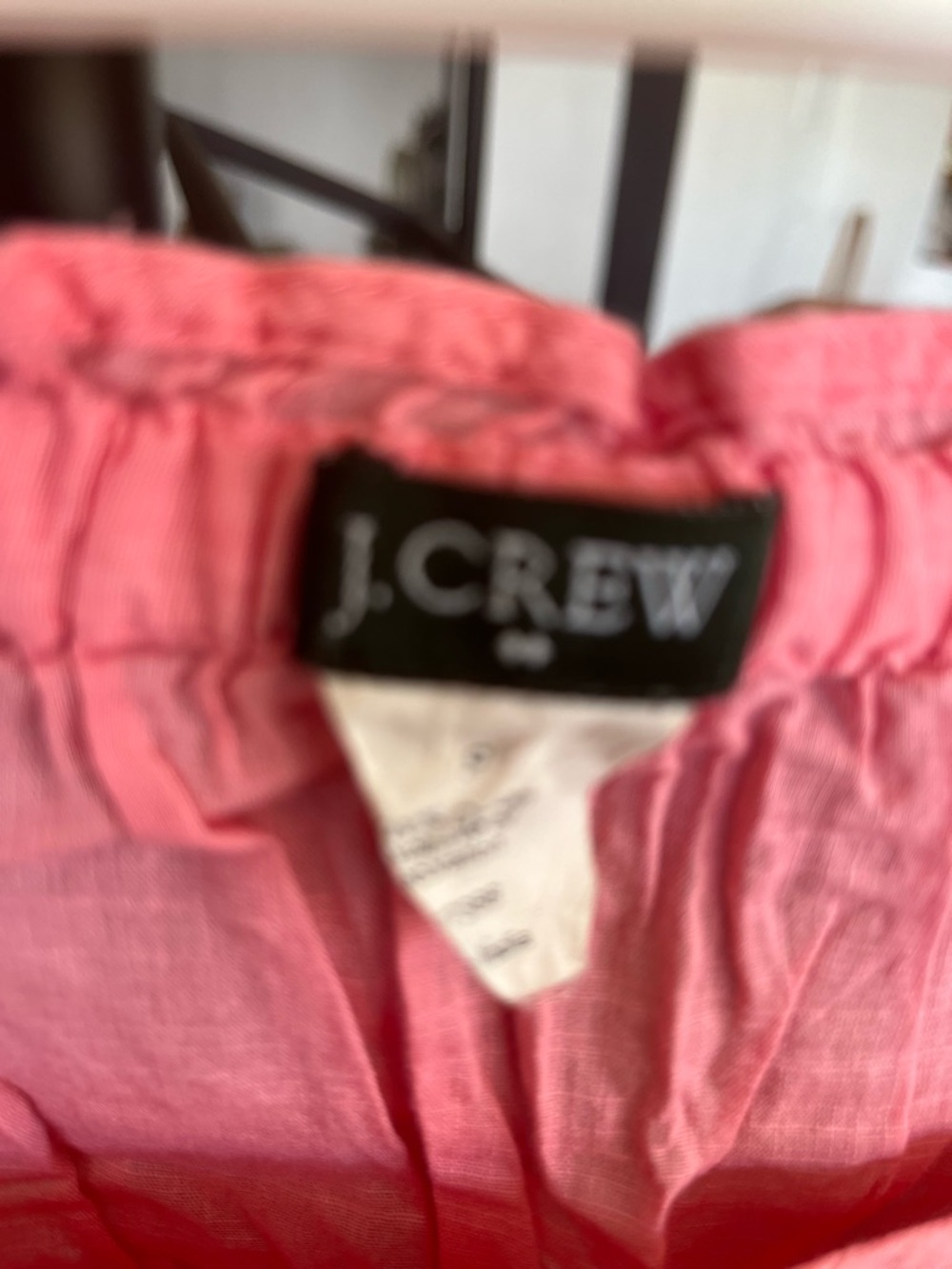 J. Crew Pink Floral Embroidered Peasant Blouse - Picture 3 of 3